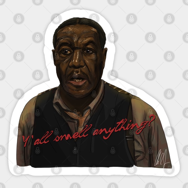 Sinners: Y'all Smell Anything? Sticker by 51Deesigns